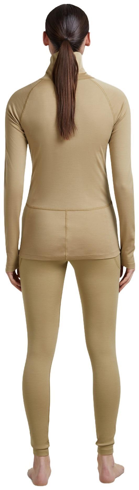 300 MerinoFine Polar LS Roll Neck - Womens - cumin 1