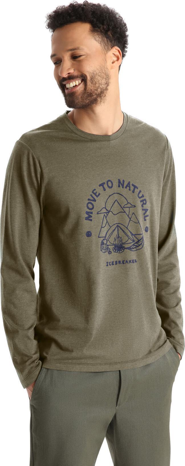 Central Classic LS Tee - Canopy Camper - Mens - loden 1