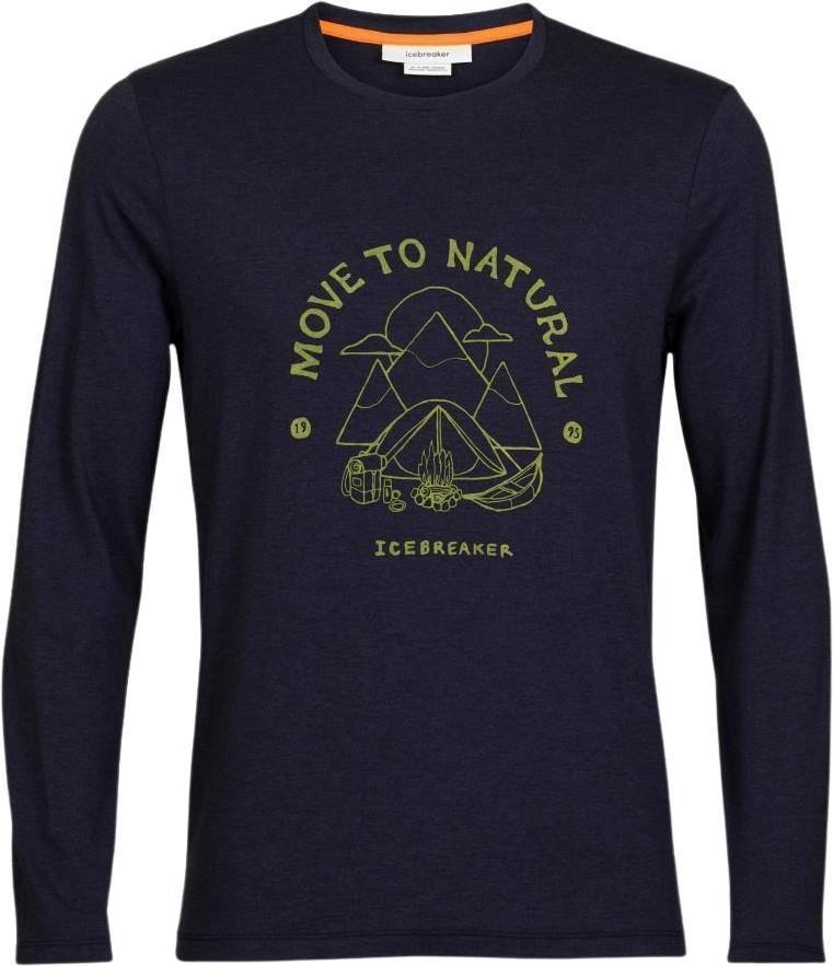 Central Classic LS Tee - Canopy Camper - Mens - midnight navy 1