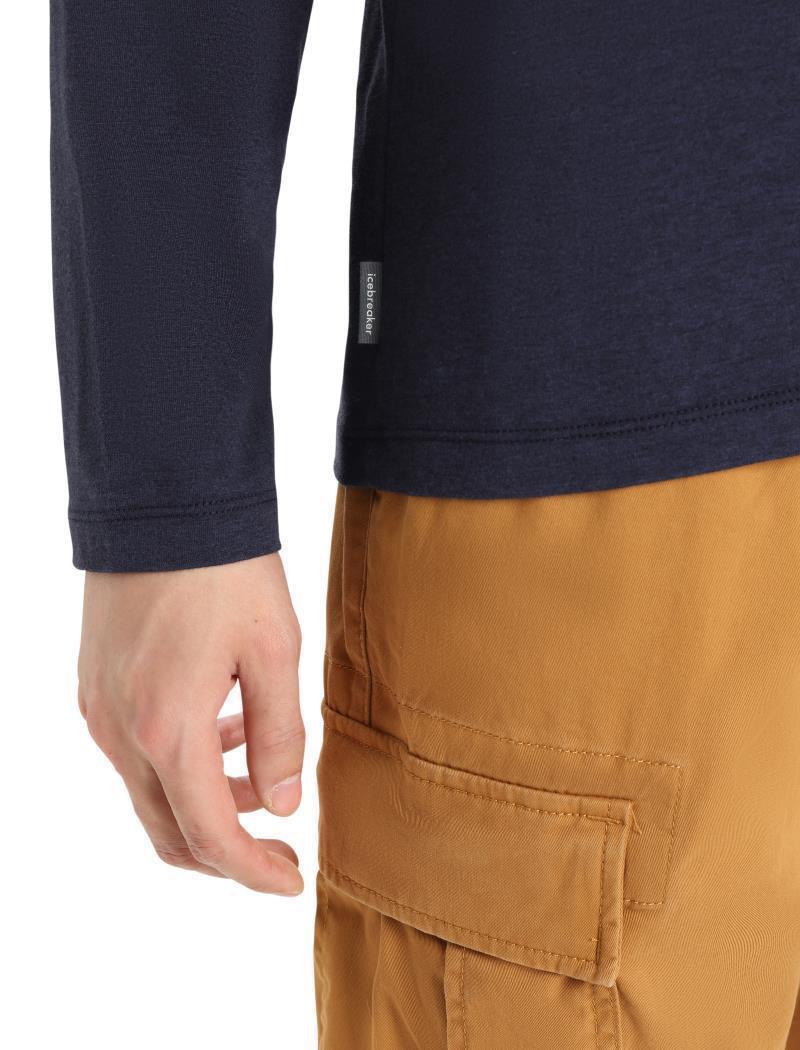 Central Classic LS Tee - Canopy Camper - Mens - midnight navy 1