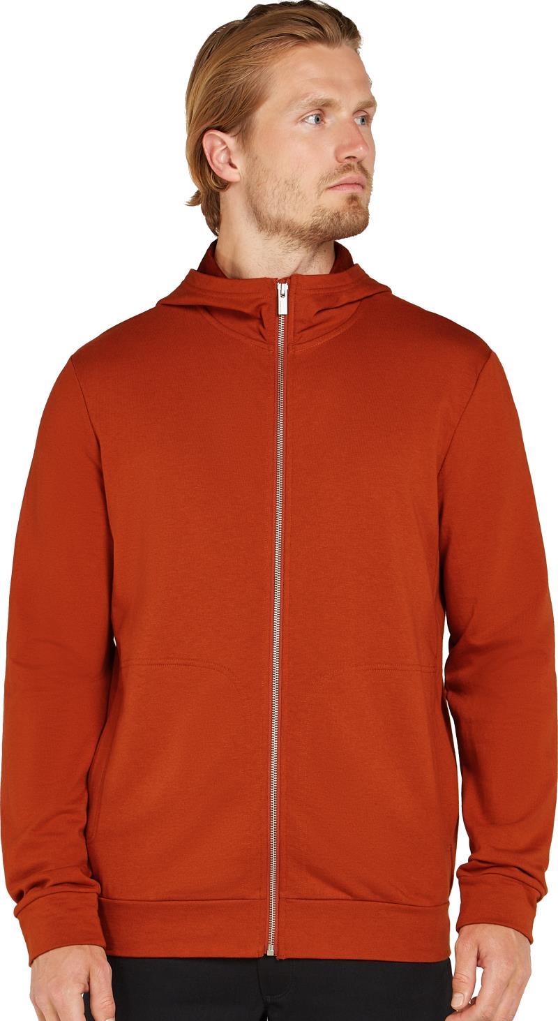 Central Classic LS Zip Hoodie - Mens - molten 1