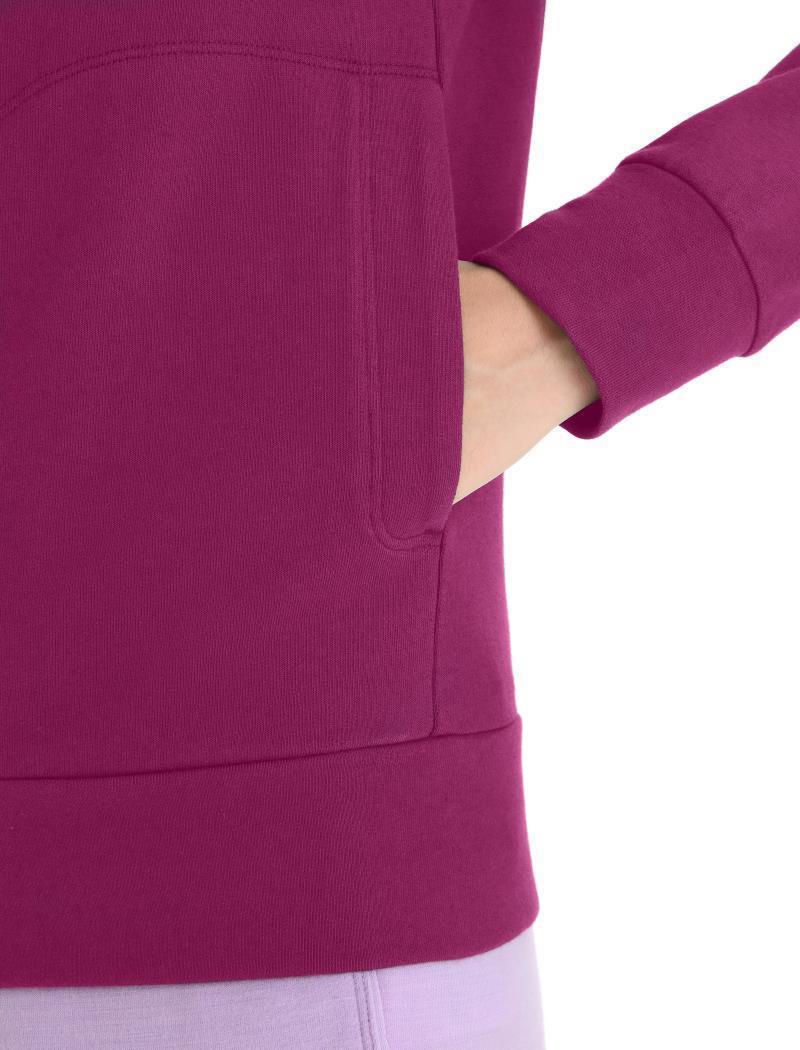 Central Classic LS Zip Hoodie - Womens - Go Berry 6