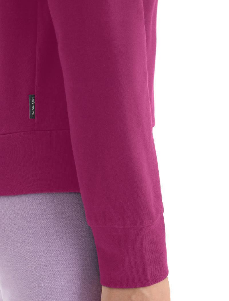 Central Classic LS Zip Hoodie - Womens - Go Berry 7