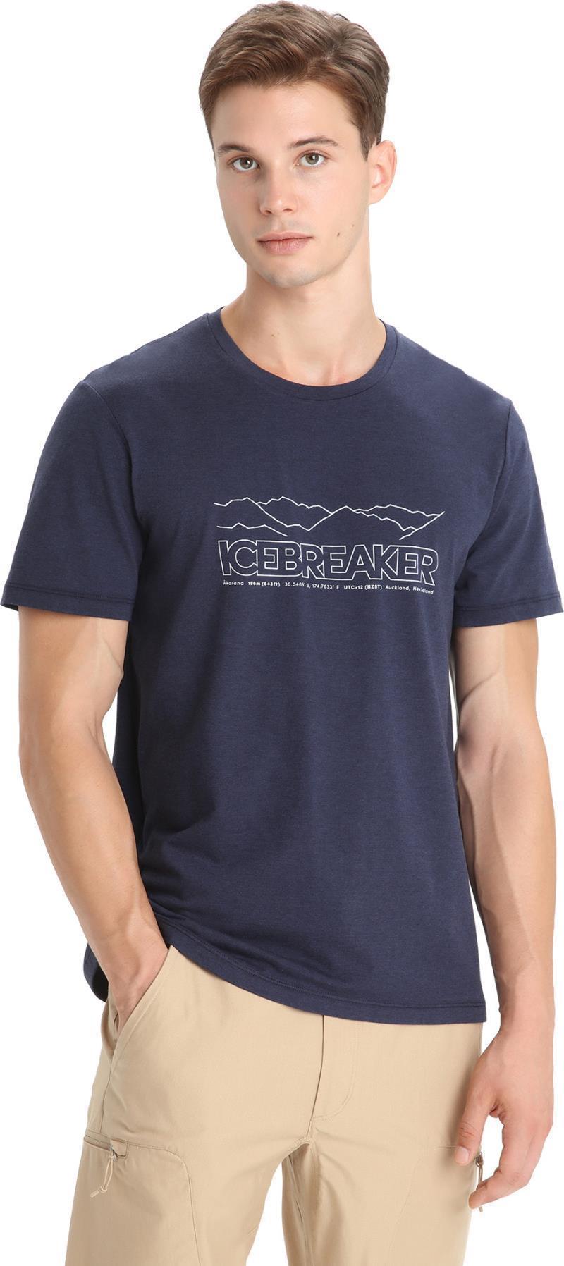 Central Classic SS Tee - Icebreaker Story - Mens - Midnight Navy #401 3