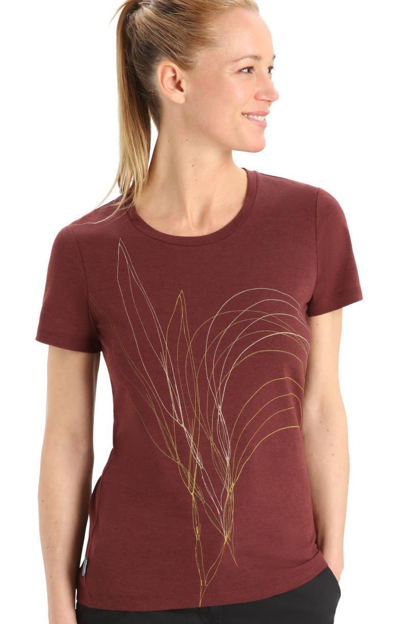 Central Classic SS Tee - Leaf - Womens - espresso 1