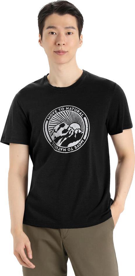 Central Classic SS Tee - Move to Natural Mountain - Mens - black 1
