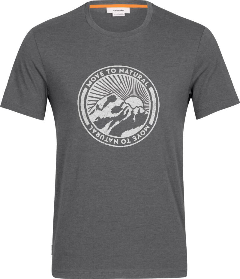 Central Classic SS Tee - Move to Natural Mountain - Mens - monsoon 1