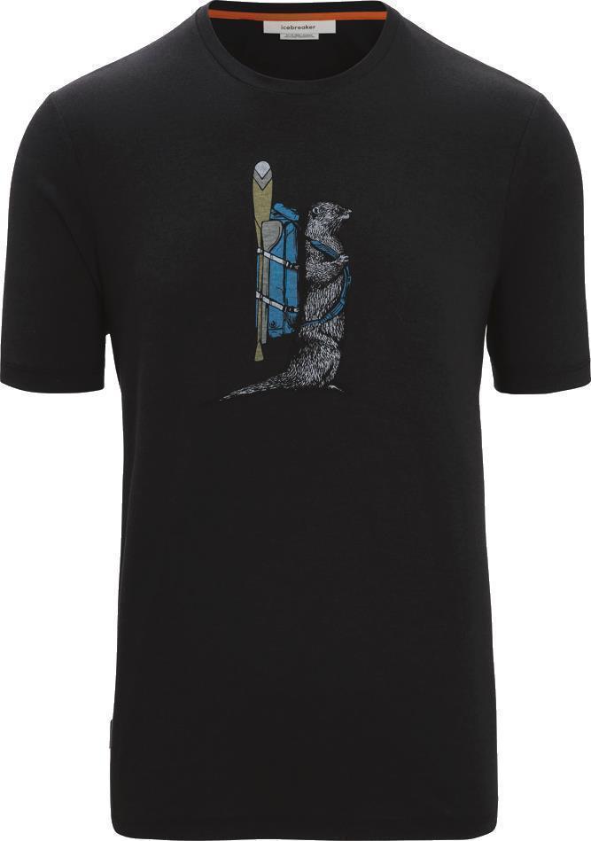 Central Classic SS Tee - Otter Paddle - Mens - black 1