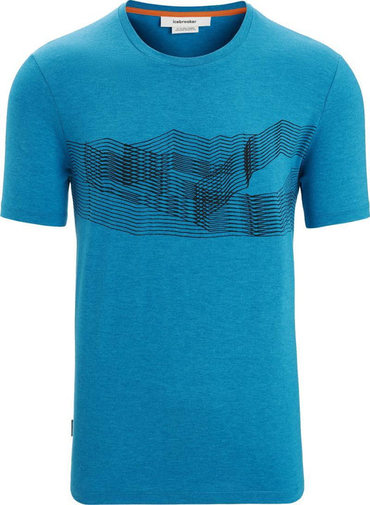 Central Classic SS Tee - St Anton - Mens - geo blue 1