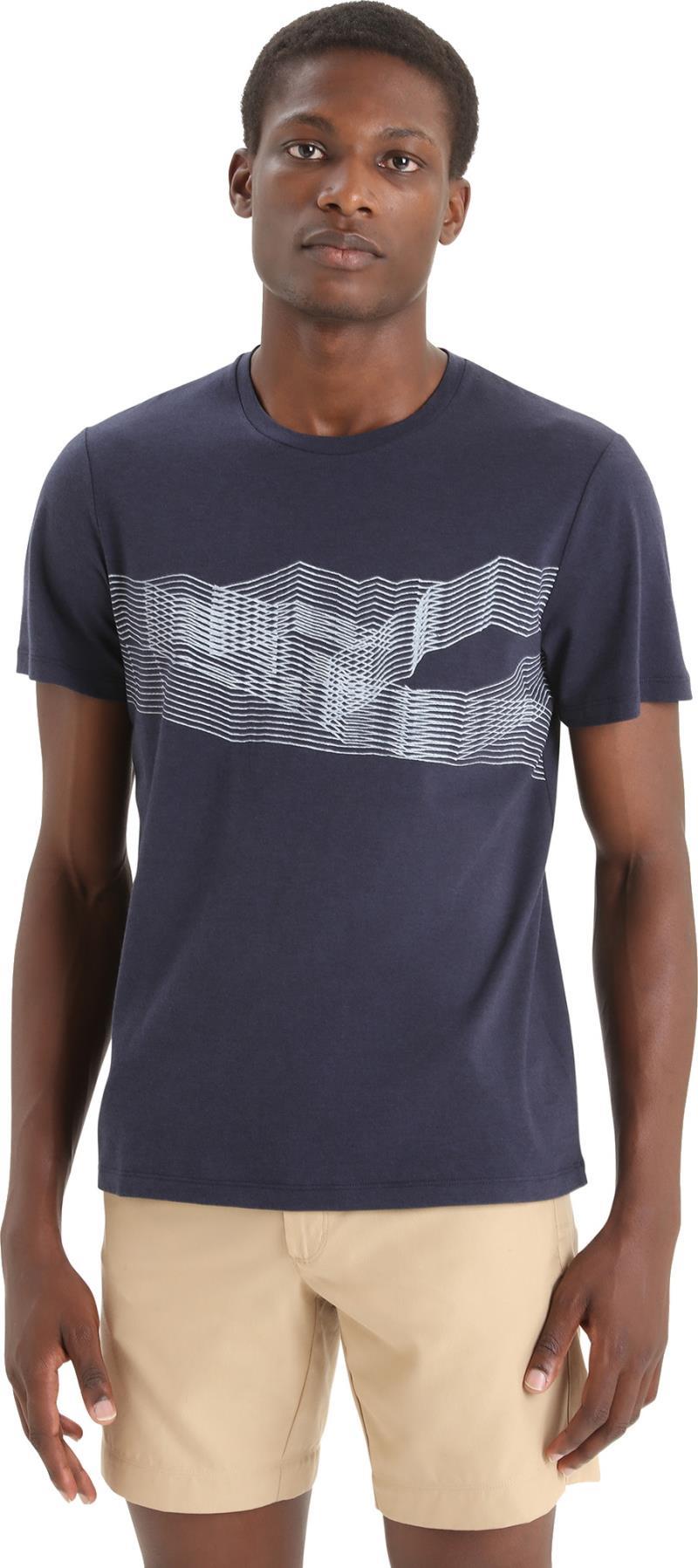 Central Classic SS Tee - St Anton - Mens - midnight navy #401 1