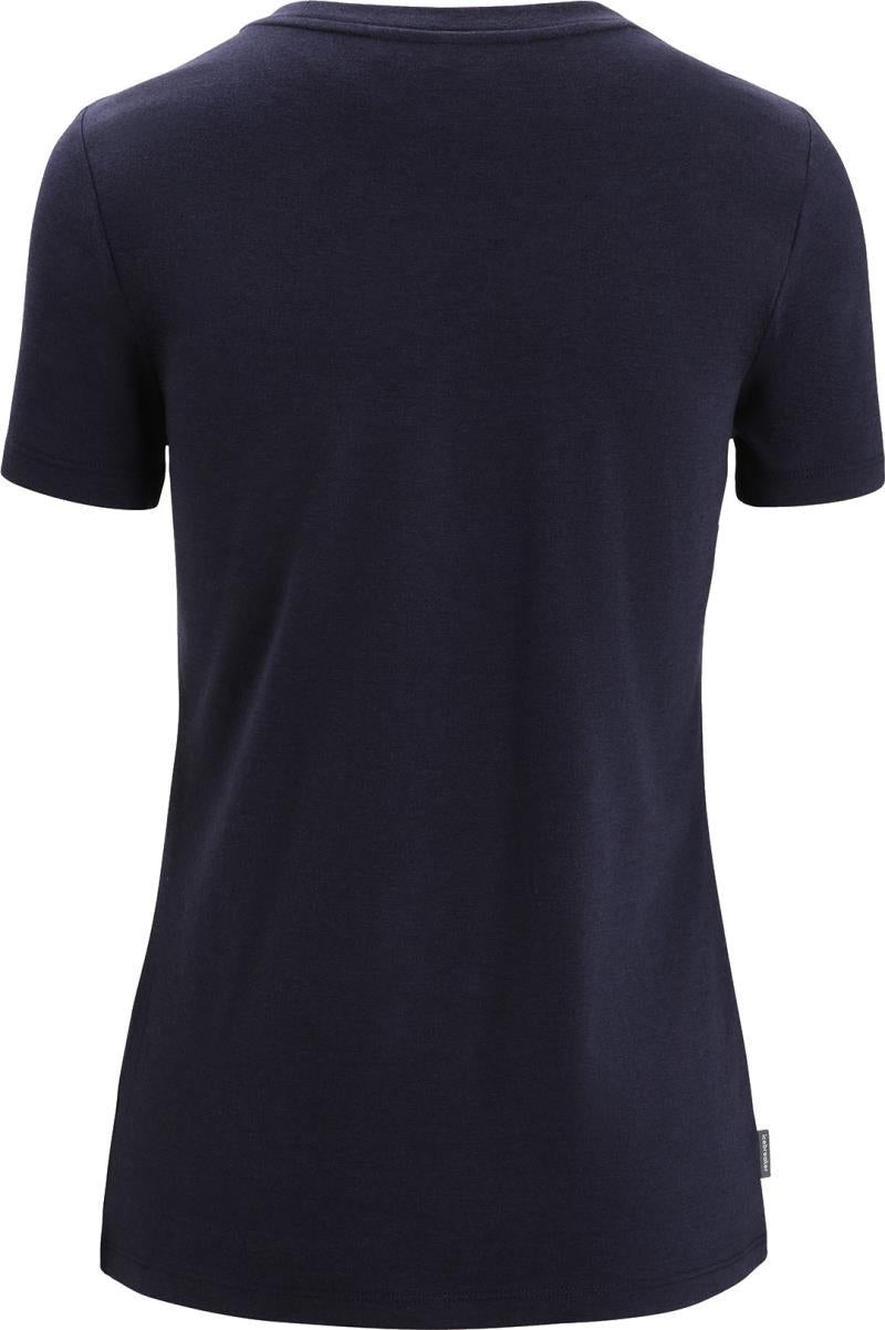 Central Classic SS Tee - Tour du Mont Blanc - Womens - midnight navy #401 1