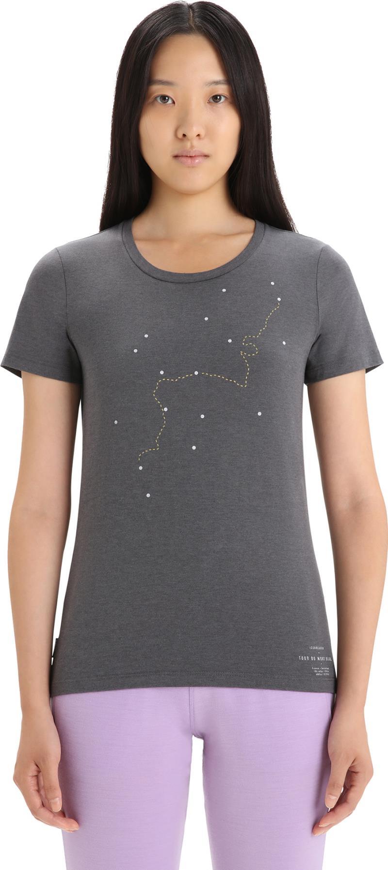 Central Classic SS Tee - Tour du Mont Blanc - Womens - monsoon 1