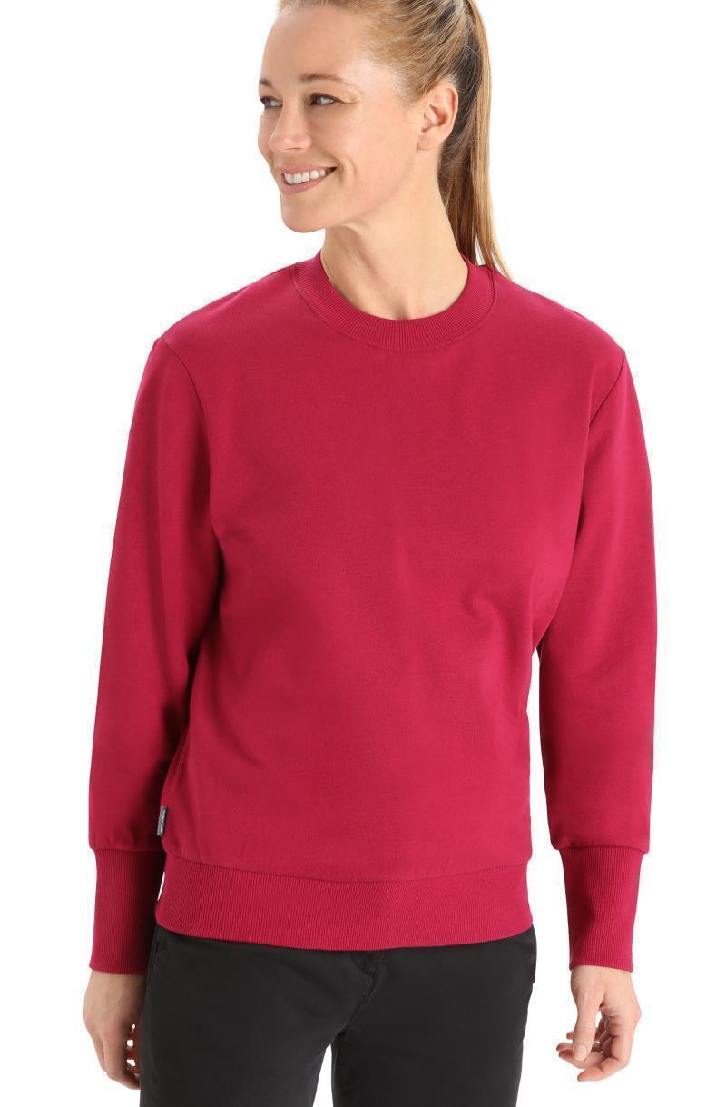 Central II LS Sweatshirt - Womens - Cherry 1