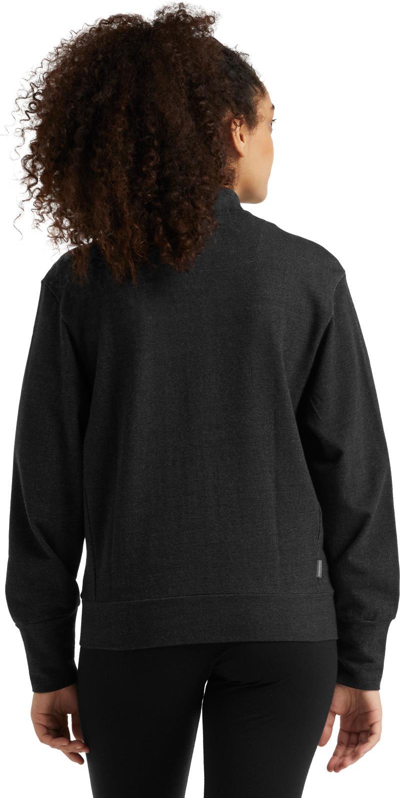 Central LS Zip - Womens - Black 3