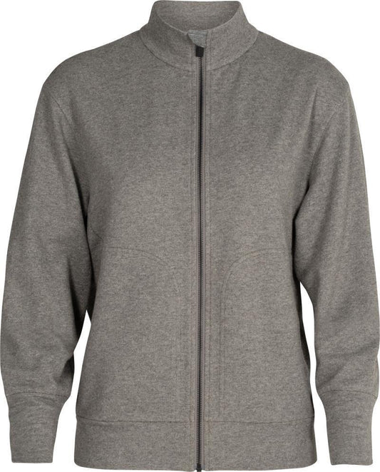Central LS Zip - Womens - Gritstone Heather 1