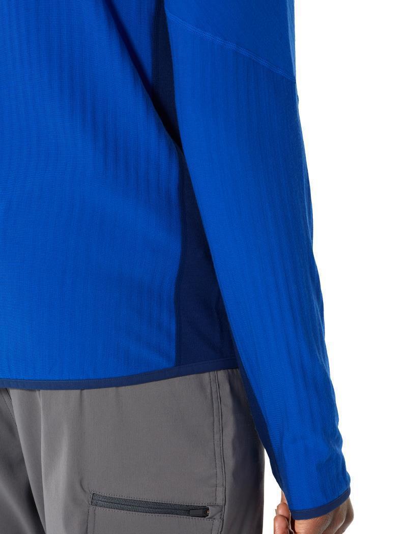 Descender LS Zip Hoodie - Mens - Lapis / Estate Blue 6
