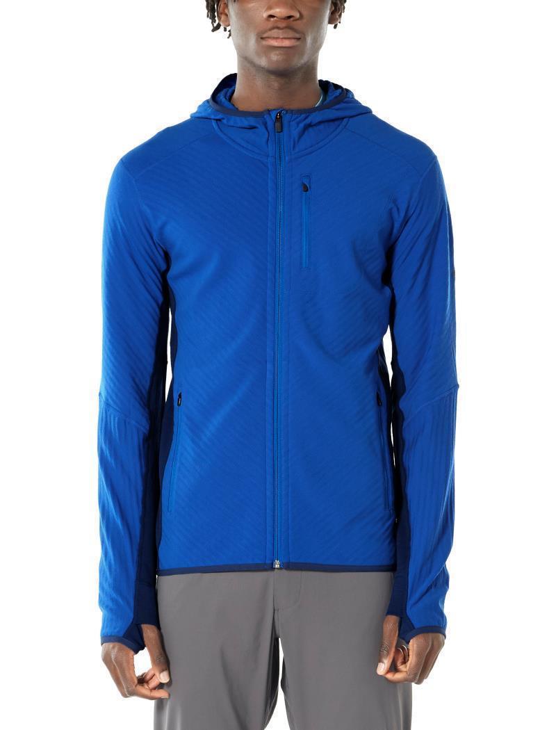 Descender LS Zip Hoodie - Mens - Lapis / Estate Blue 2