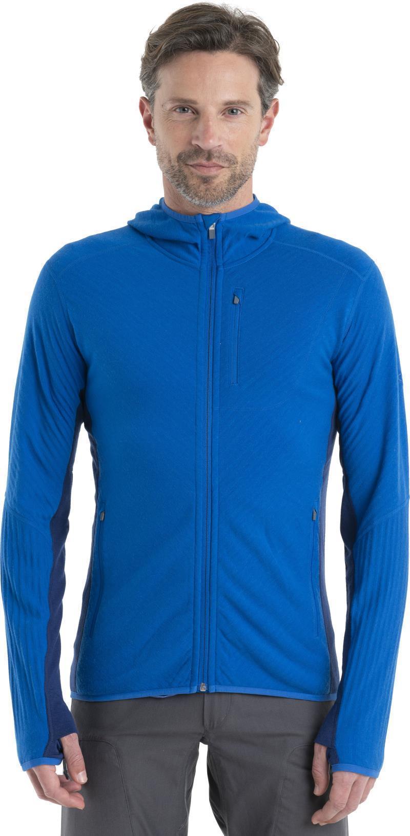Descender LS Zip Hoodie - Mens - Lazurite / Royal Navy 3
