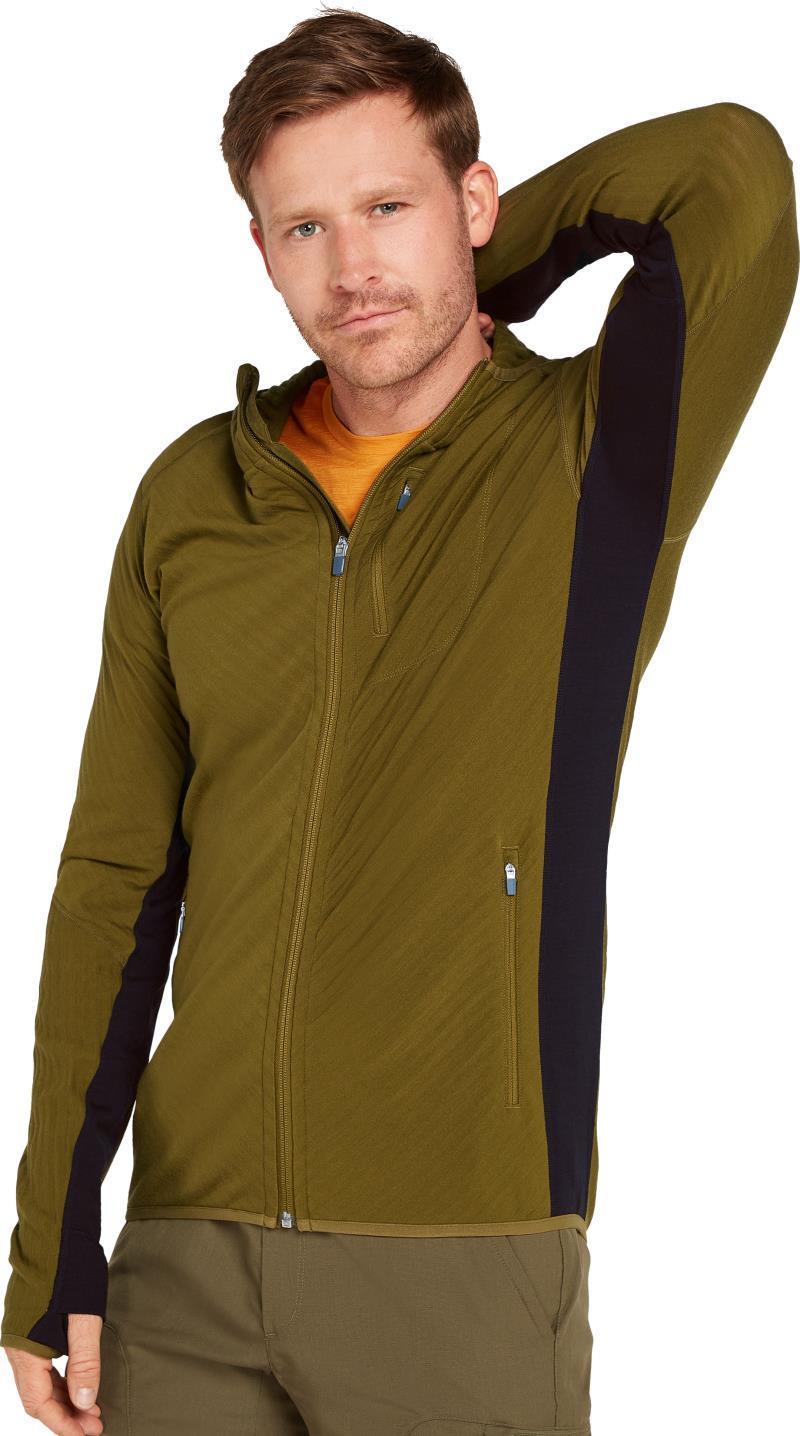 Descender LS Zip Hoodie - Mens - algae / black / cb 1