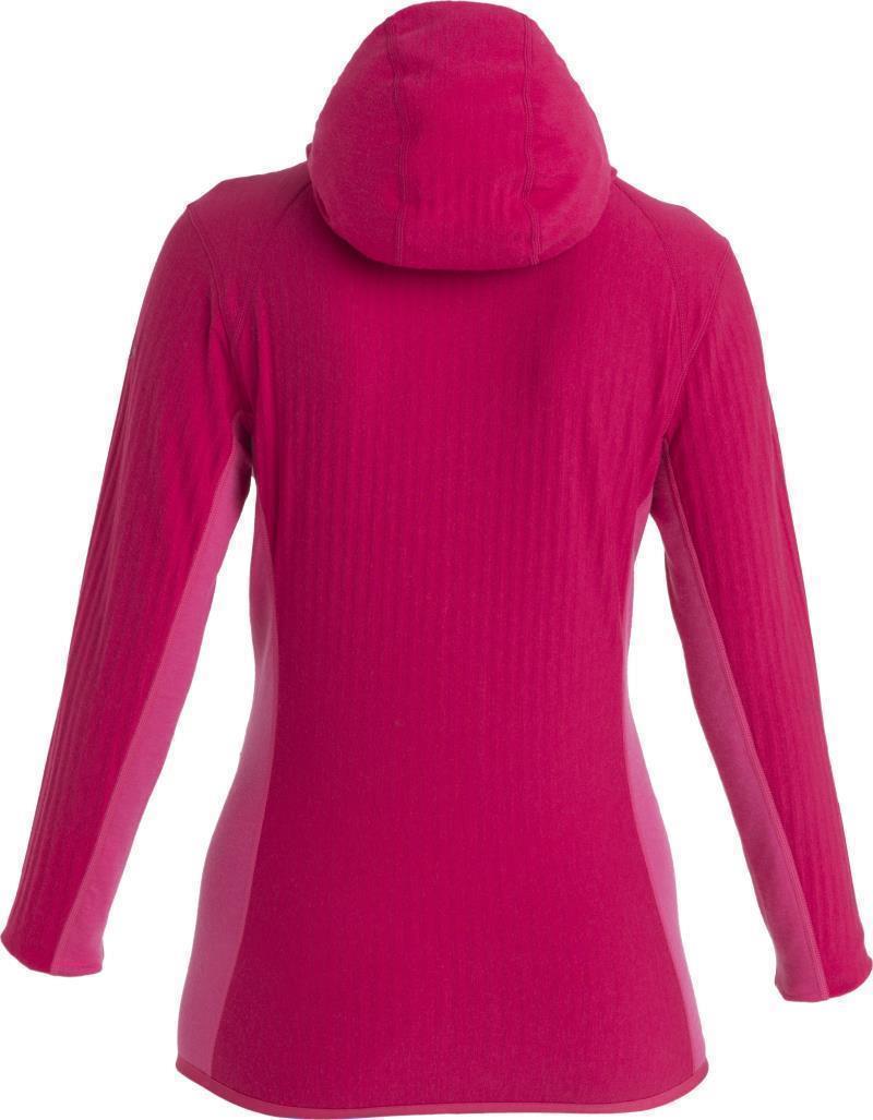 Descender LS Zip Hoodie - Womens - Electron Pink / Tempo 2