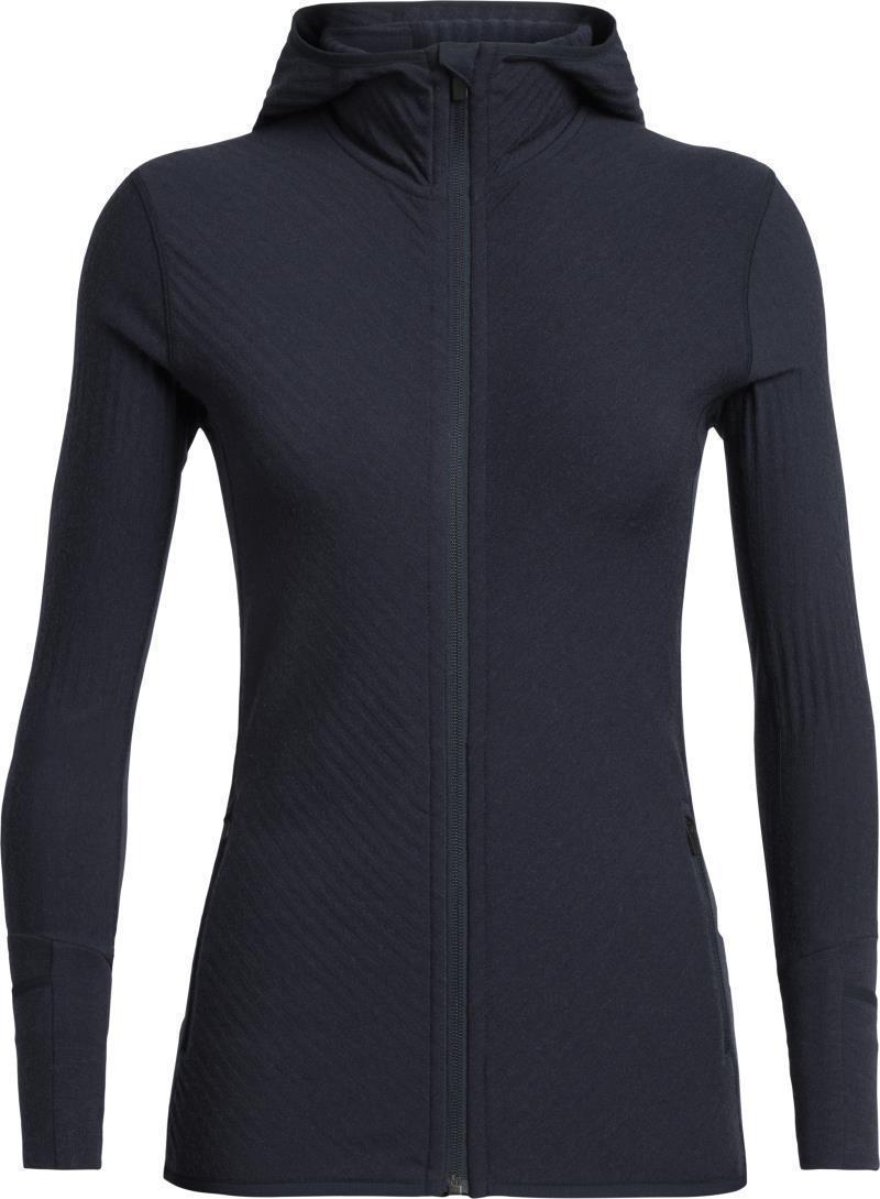Descender LS Zip Hoodie - Womens - Midnight Navy 1