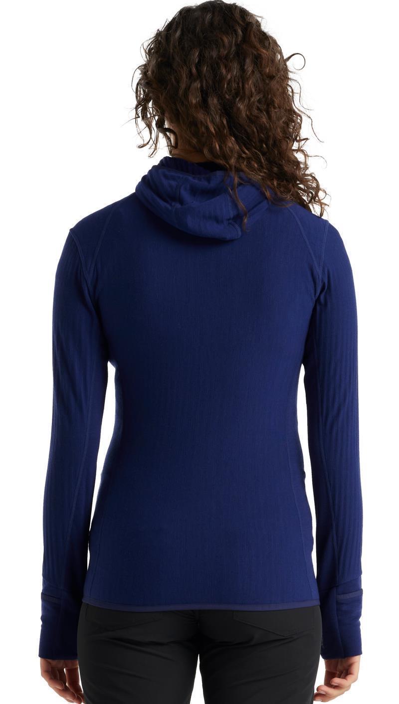 Descender LS Zip Hoodie - Womens - Royal Navy 3