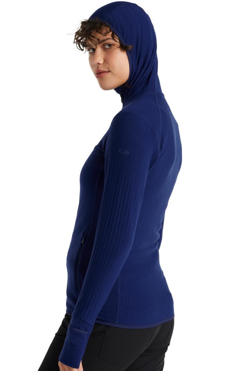 Descender LS Zip Hoodie - Womens - Royal Navy 4