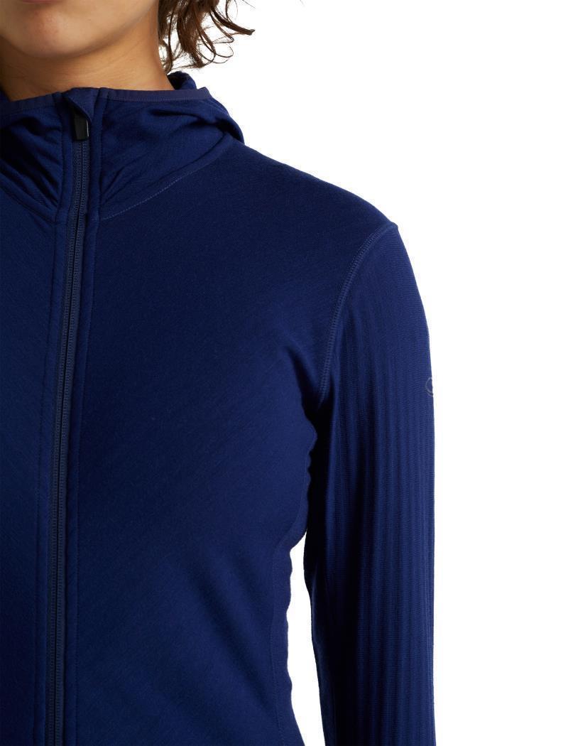 Descender LS Zip Hoodie - Womens - Royal Navy 5