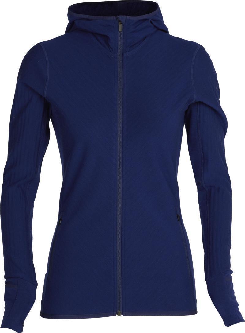 Descender LS Zip Hoodie - Womens - royal navy 1