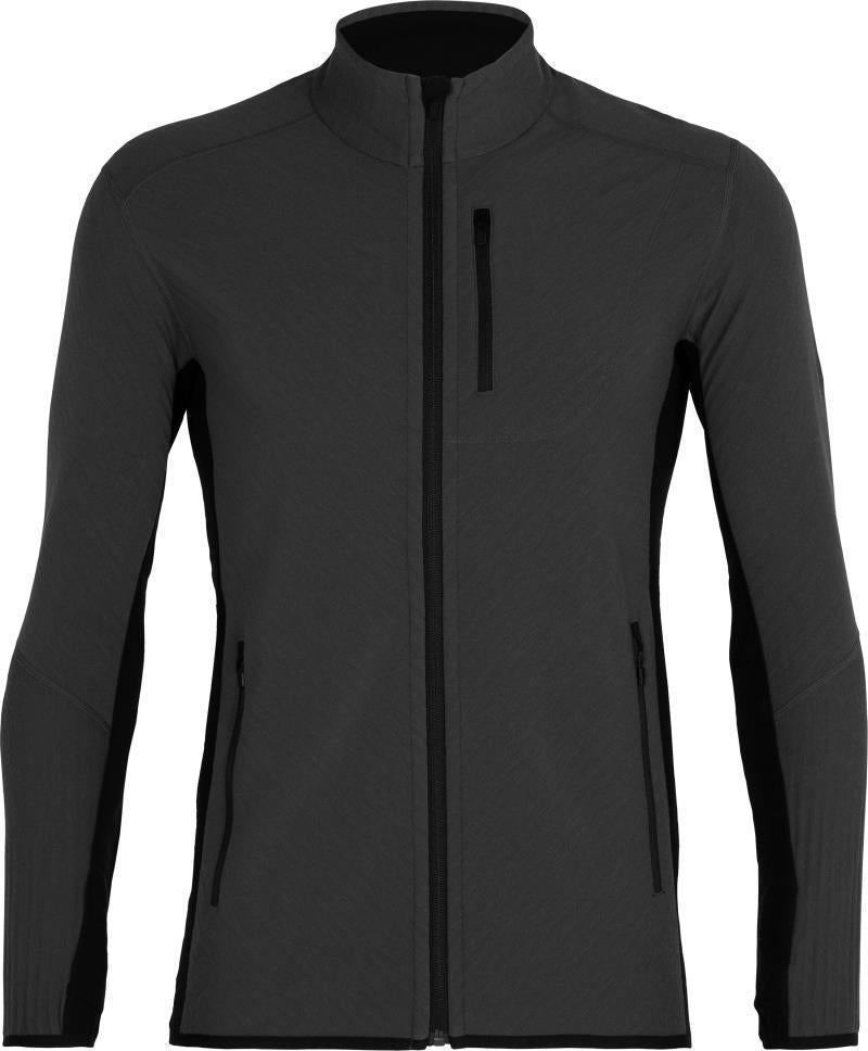 Descender LS Zip - Mens - Monsoon / Black 1