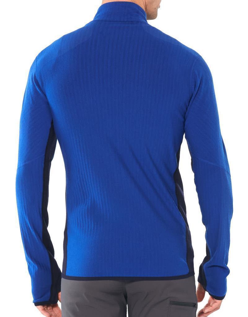 Descender LS Zip - Mens - Surf / Midnight Navy 3