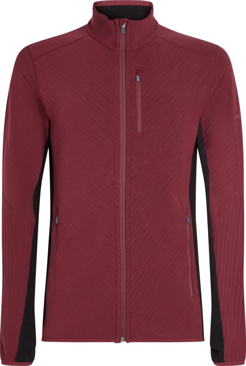 Descender LS Zip - Mens - port / black / cb 1