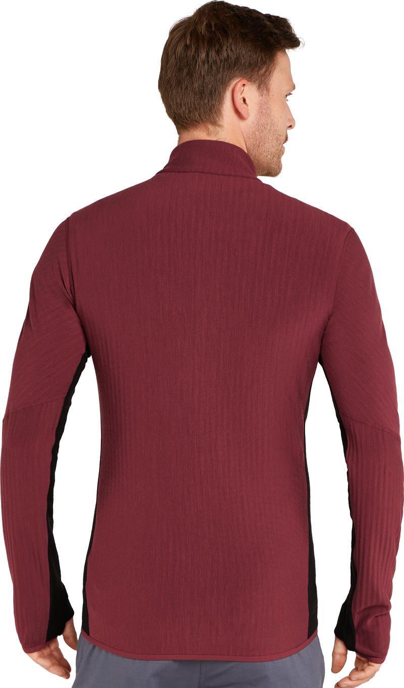 Descender LS Zip - Mens - port / black / cb 1