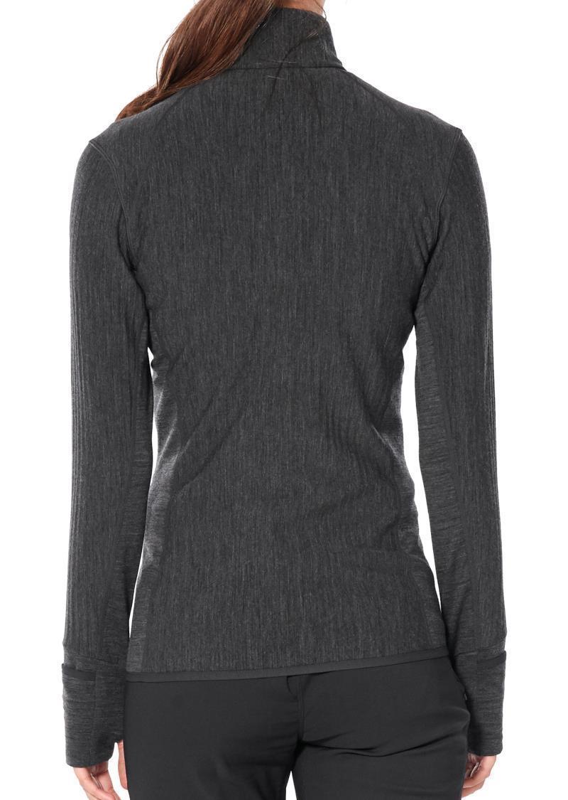 Descender LS Zip - Womens - Jet Heather 3