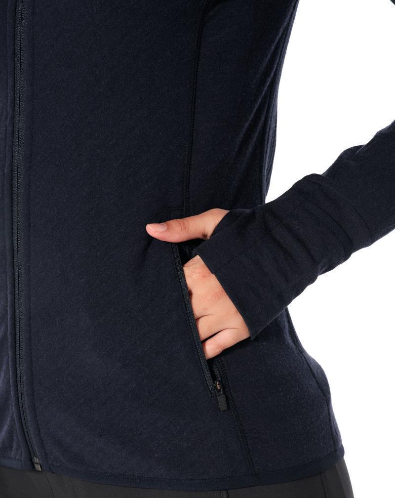 Descender LS Zip - Womens - Midnight Navy 4