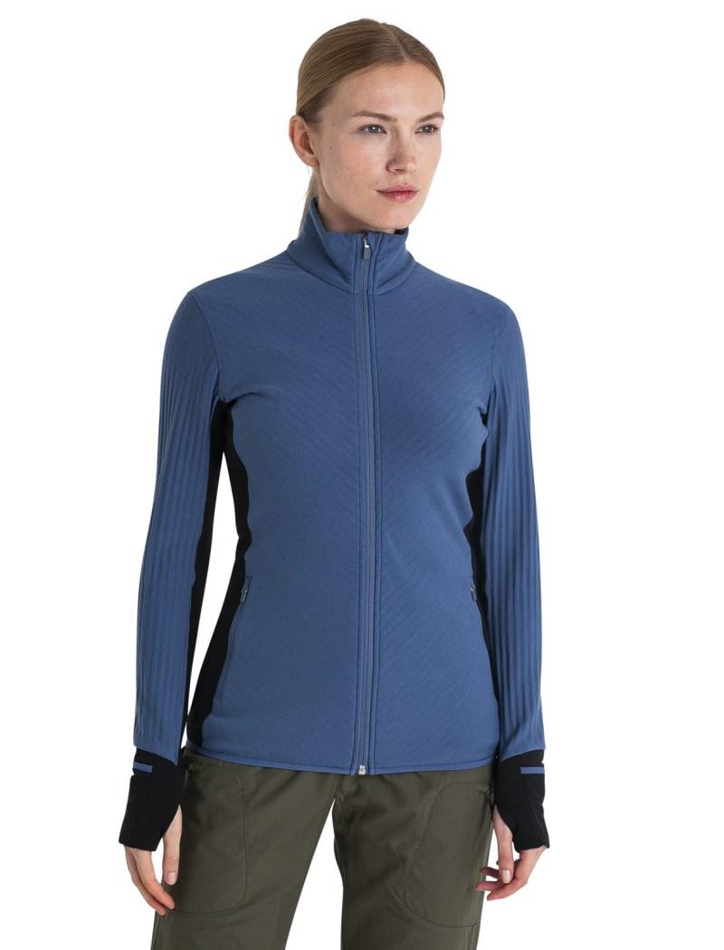 Descender LS Zip - Womens - dawn / black / cb 1