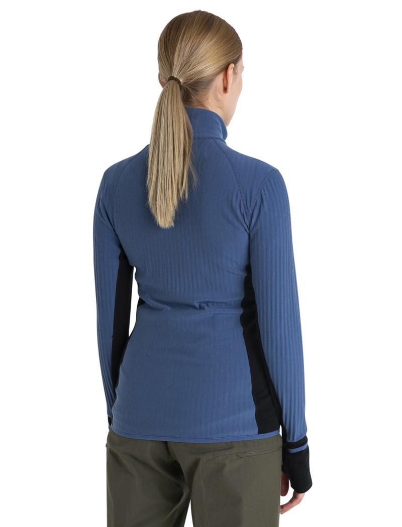 Descender LS Zip - Womens - dawn / black / cb 1