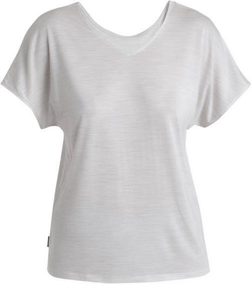 Drayden Reversible SS Top - Womens - Ecru Heather 1