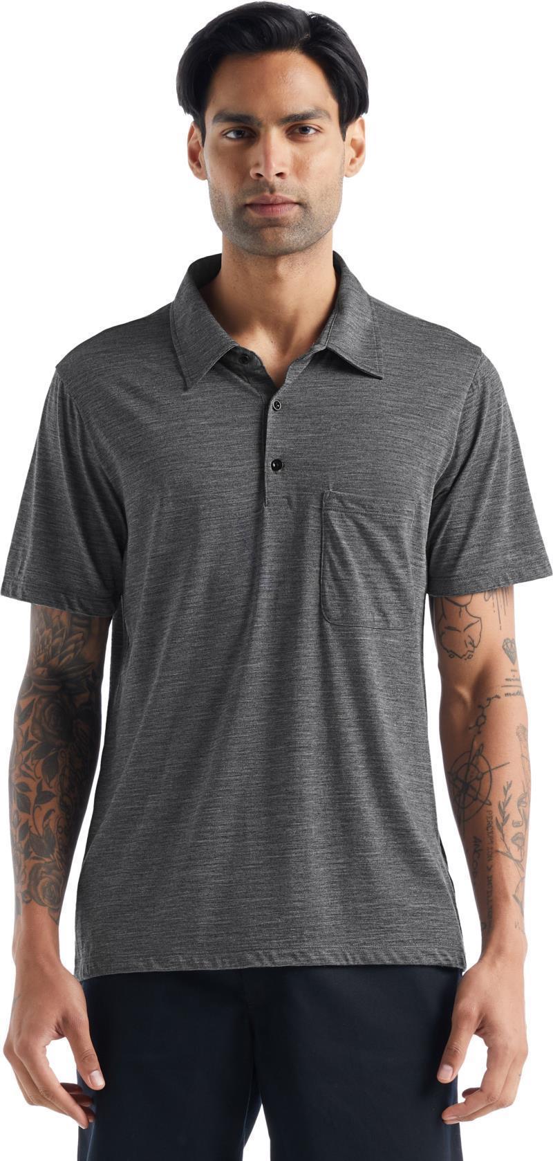 Drayden SS Polo - Mens - Gritstone Heather 2