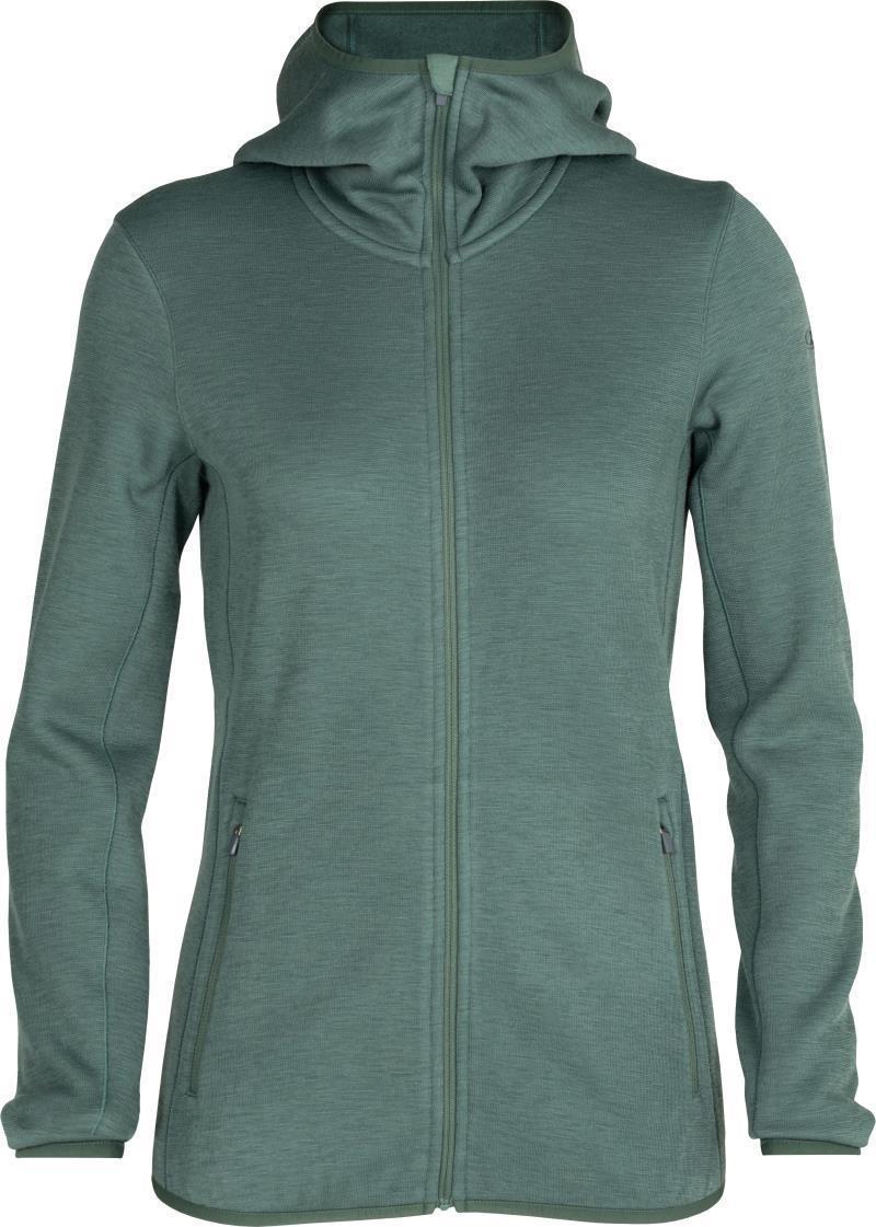 Elemental LS Zip Hood - Womens - Sage 1