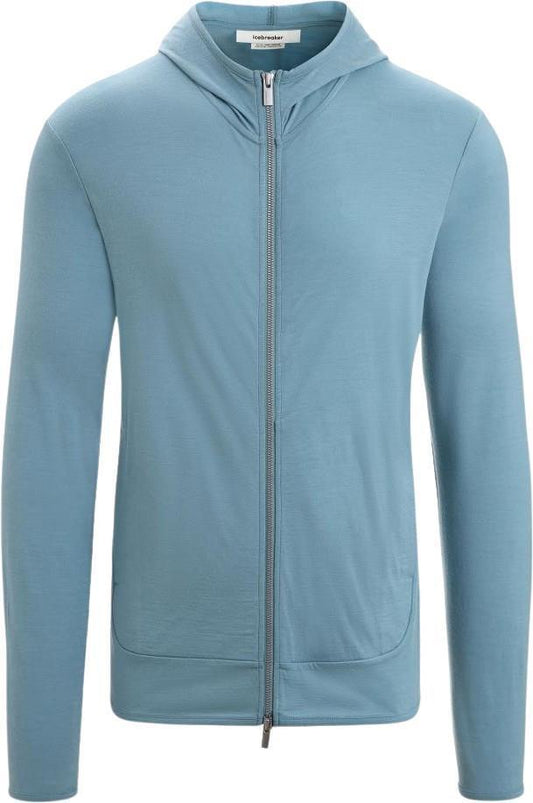 Granary LS Zip Hoodie - Mens - astral blue 1