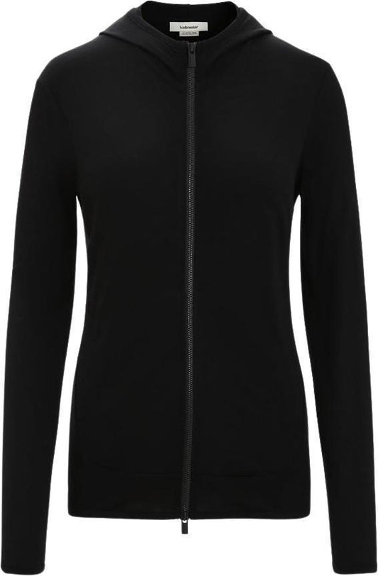 Granary LS Zip Hoodie - Womens - black 1