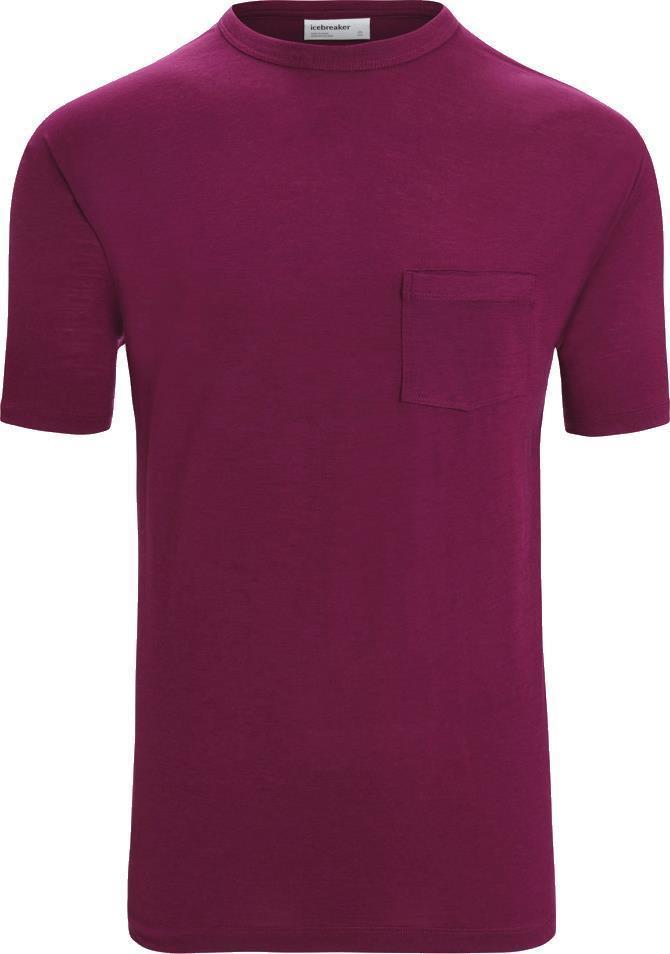 Granary SS Pocket Tee - Mens - Go Berry 1