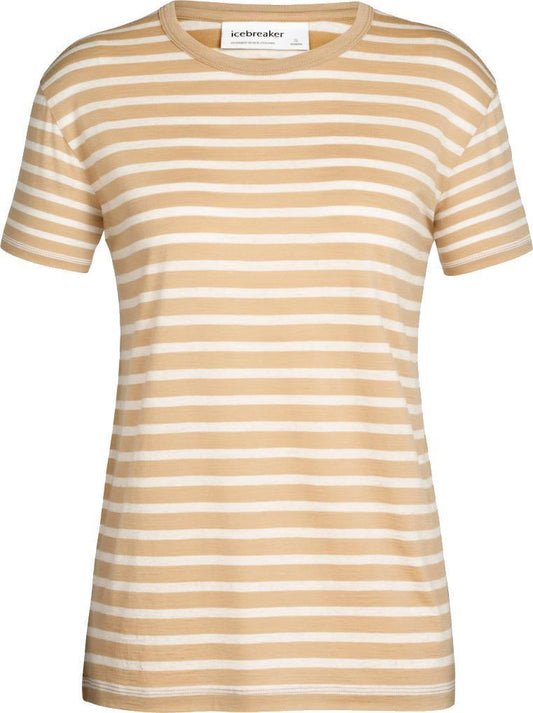 Granary SS Tee - Stripe - Womens - sand / ecru heather - stripe 1