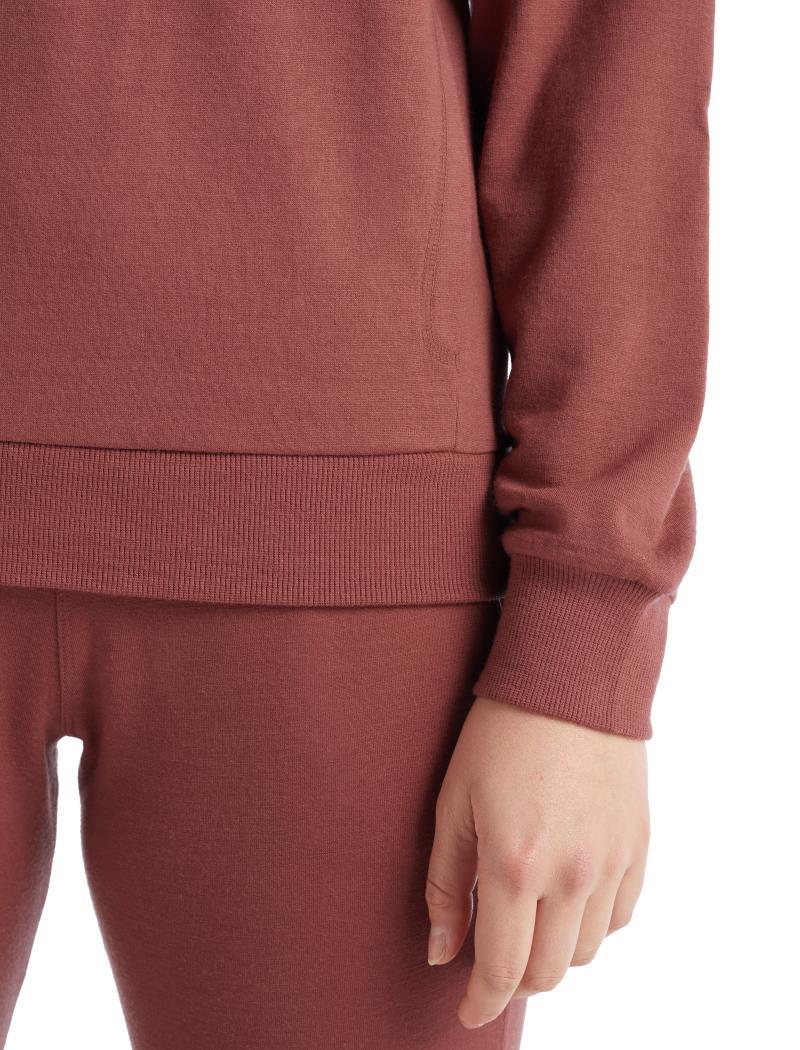 Helliers Terry LS Sweatshirt - Womens - grape 1