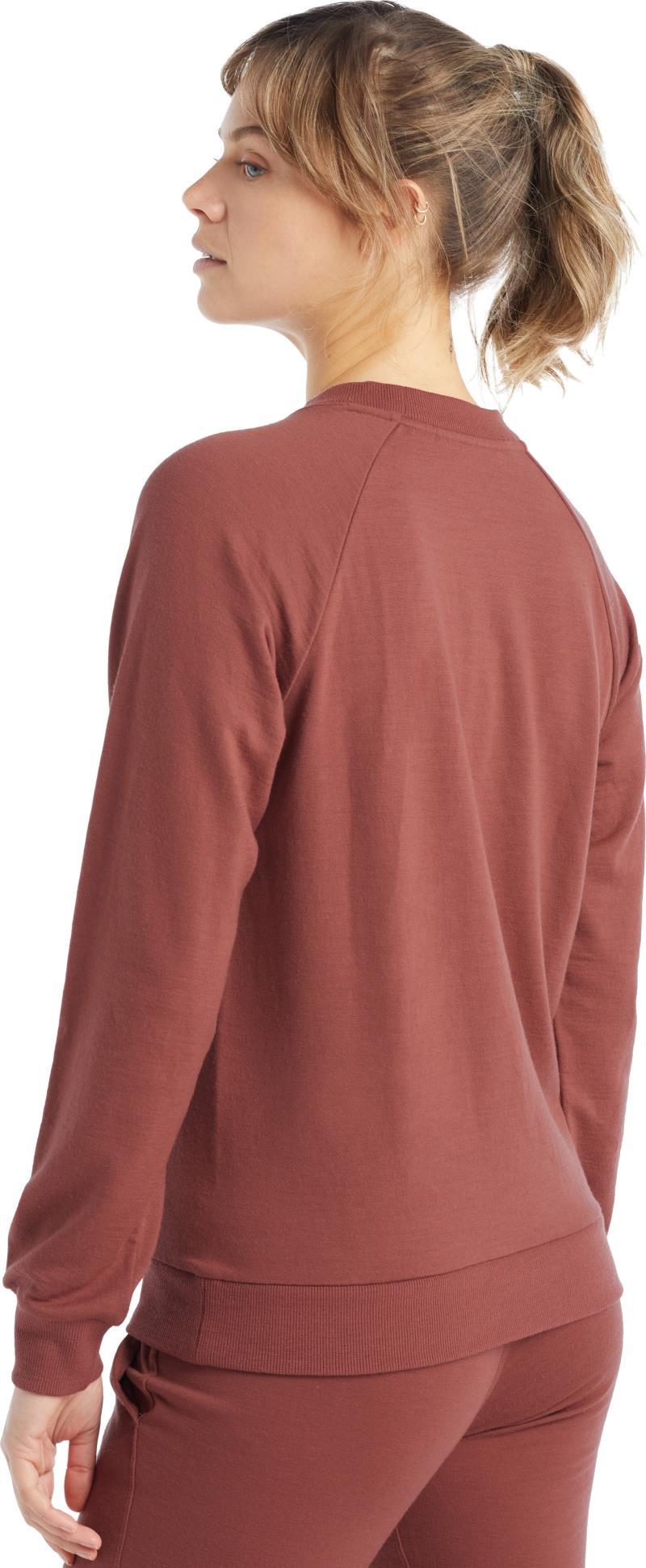 Helliers Terry LS Sweatshirt - Womens - grape 1
