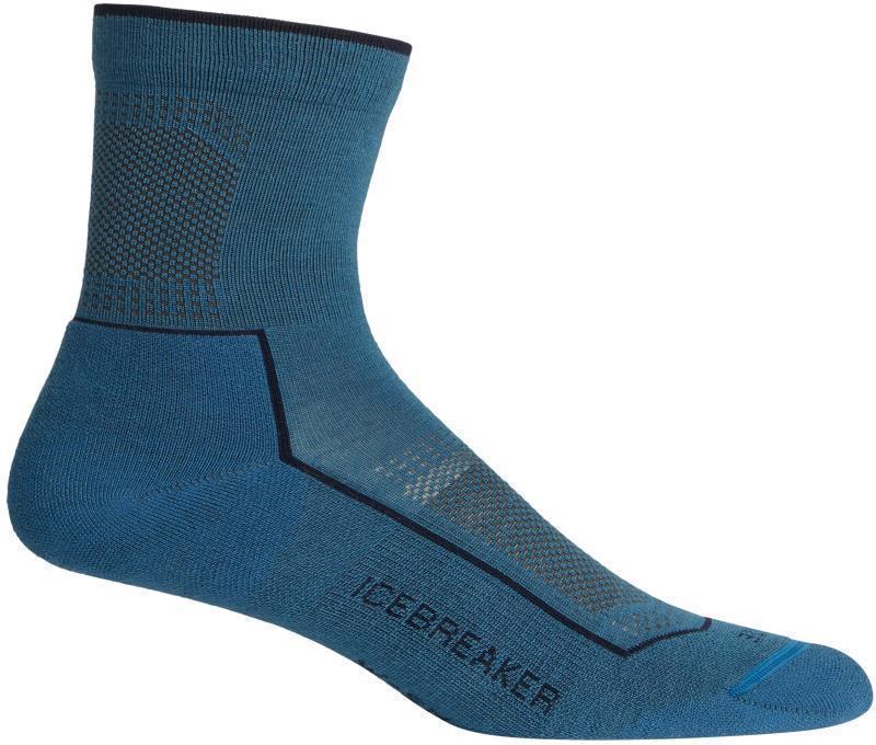 Hike 3Q Crew Socks - Cool-Lite - Womens - Thunder / Midnight Navy 1