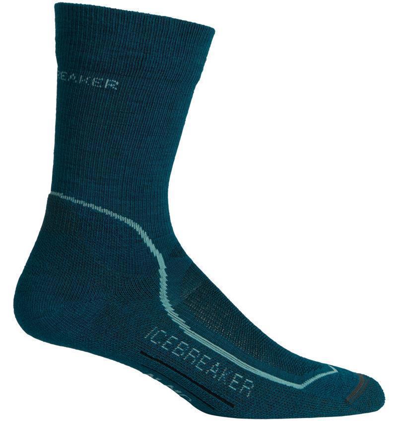 Hike+ Crew Merino Socks - Light - Mens - Poseidon / Hydro / Monsoon 1