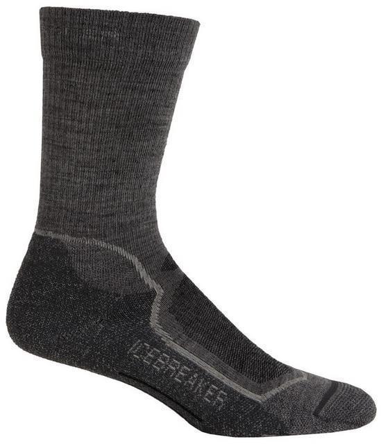 Hike+ Crew Merino Socks - Light - Mens - Twister / Silver / Oil 1