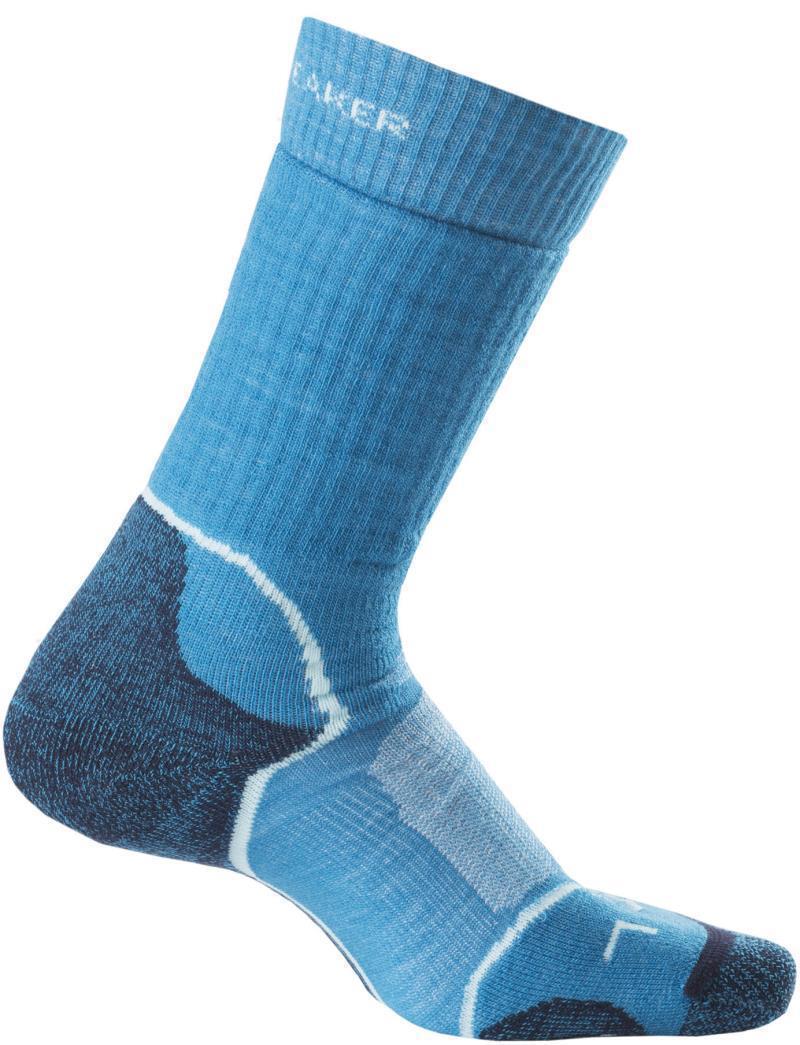 Hike+ Crew Merino Socks - Medium - Womens - Cruise / Teardrop / Admiral 1